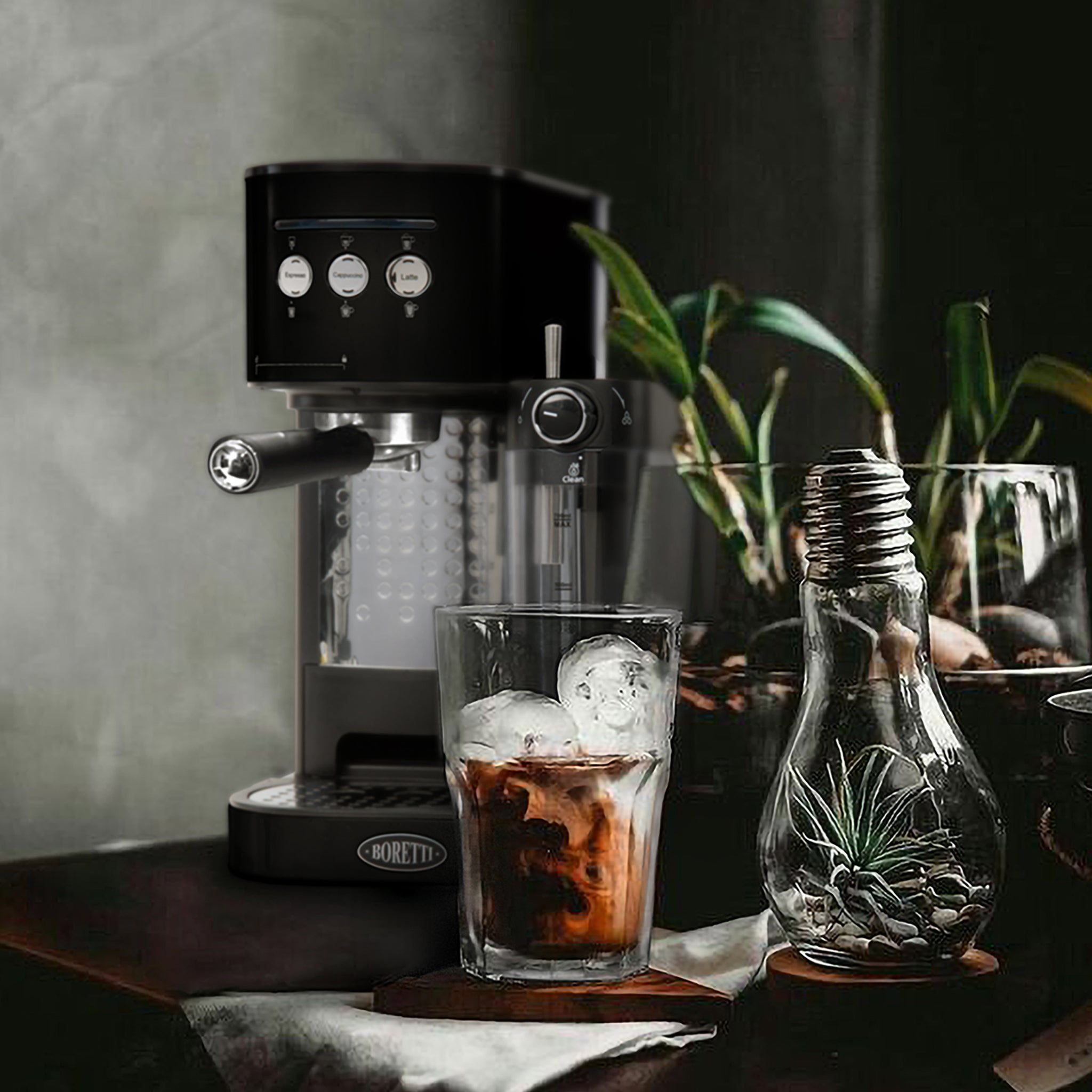 inhalen middag Ontembare Espresso machine - Zwart – Boretti Collezione Maggiore